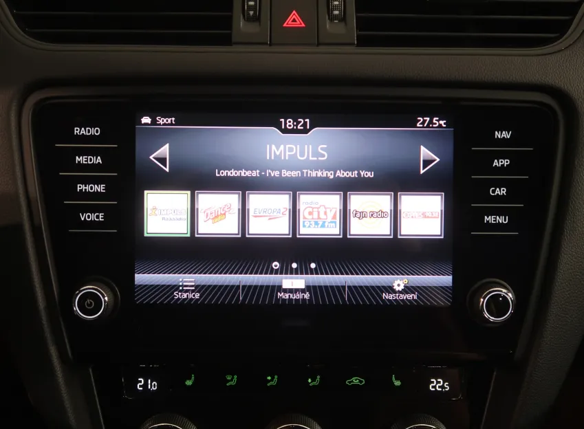 Škoda Octavia RS 230 2.0TSI 169KW NAVI MANUÁL